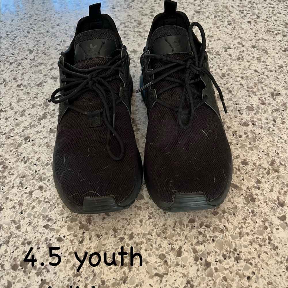 Adidas Kids All-Black Sneakers
